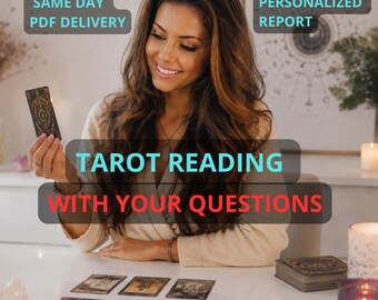Psychic Reading, Personalized Questions, Same Day Delivery, Tarot Card Reading, Love Reading, Medium Reading