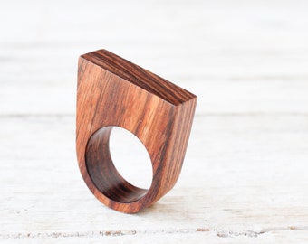 Wood ring for men and woman, wooden wedding handmade ring, wooden jewelry, engagement ring band, handmade wooden ring jewels, natural wood