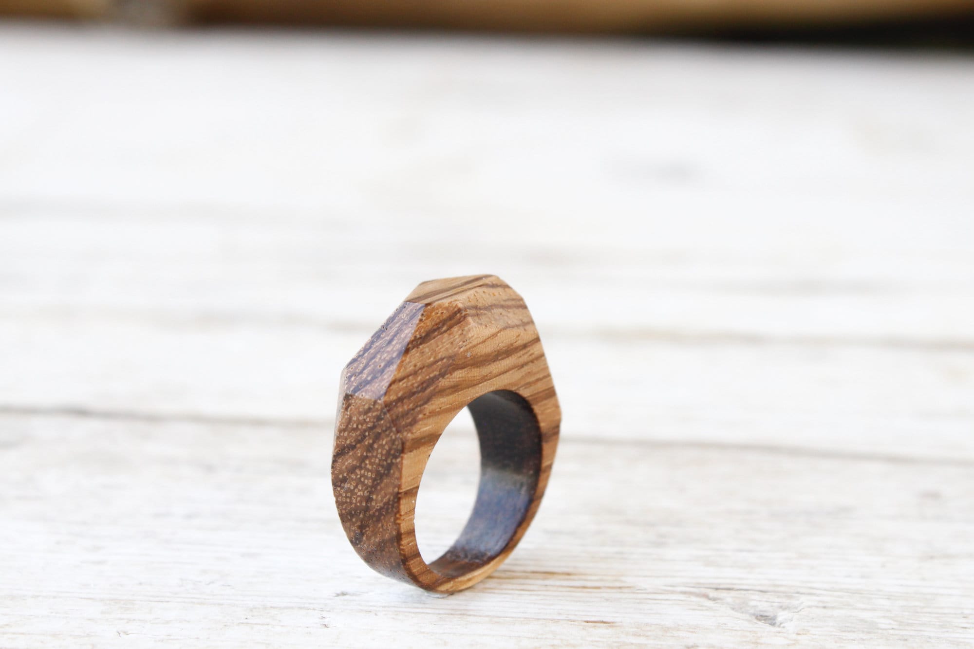 Handmade wood ring for men, wooden ring jewels, custom ring, men wedding  band ring, wooden jewelry, geometric man ring, natural wood ring