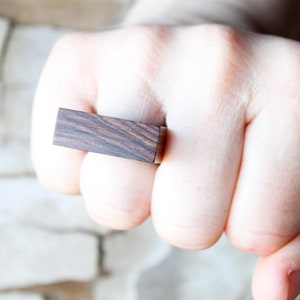 Wood ring for men and woman, wooden wedding handmade ring, wooden jewelry, engagement ring band, handmade wooden ring jewels, natural wood image 10