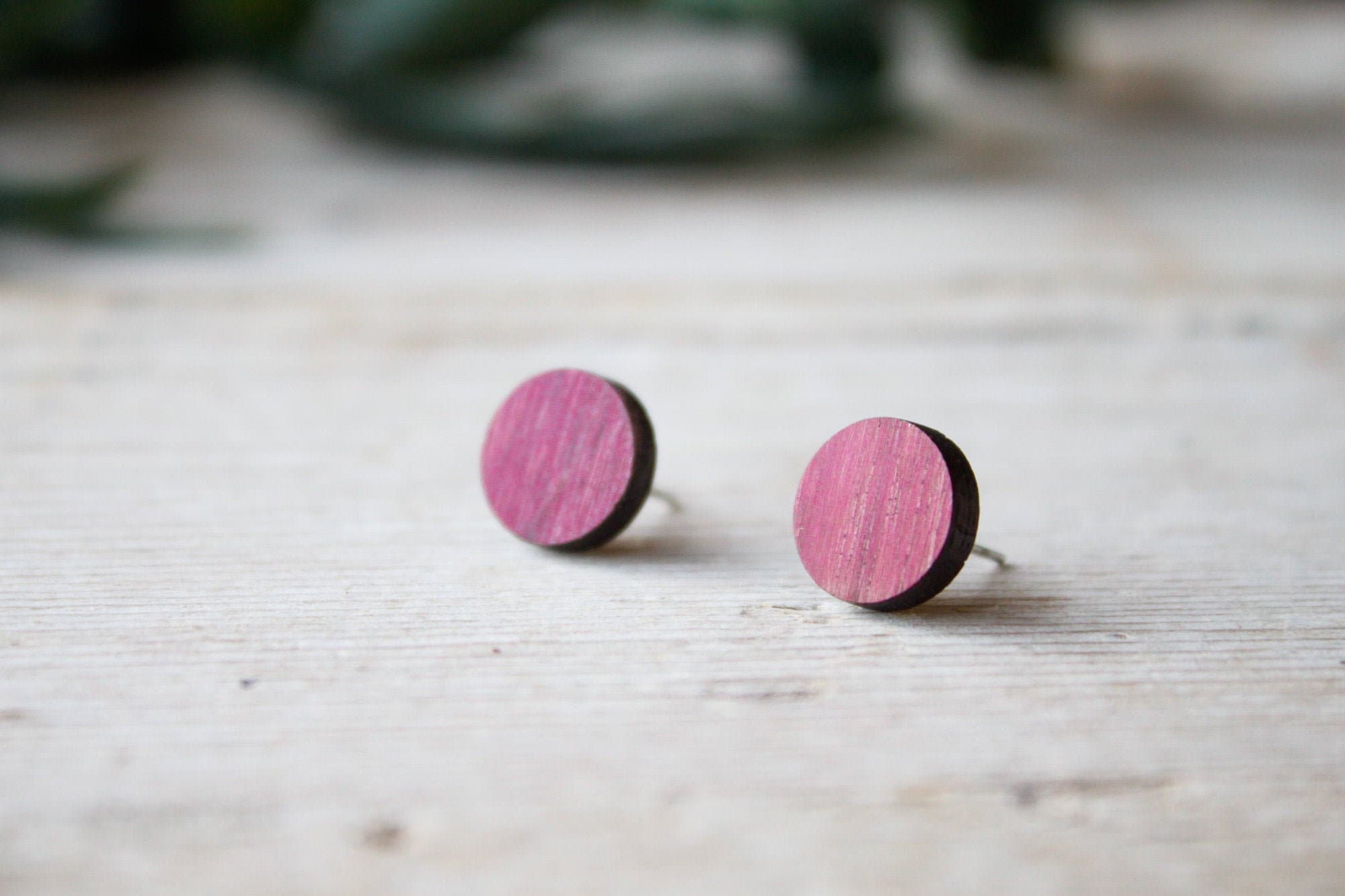 Exotic and Specialty Wood Dangle Earrings