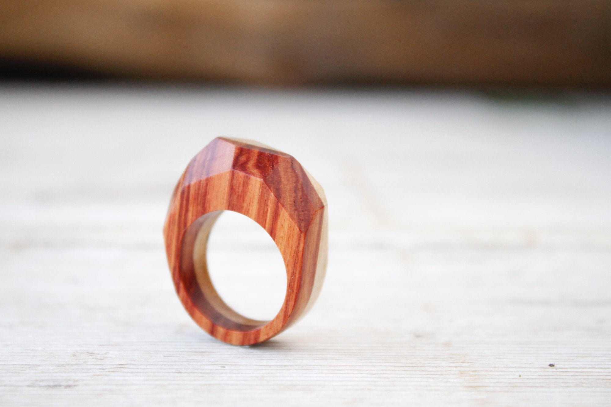 Wood Ring for Men and Woman Wooden Wedding Handmade Ring Wooden