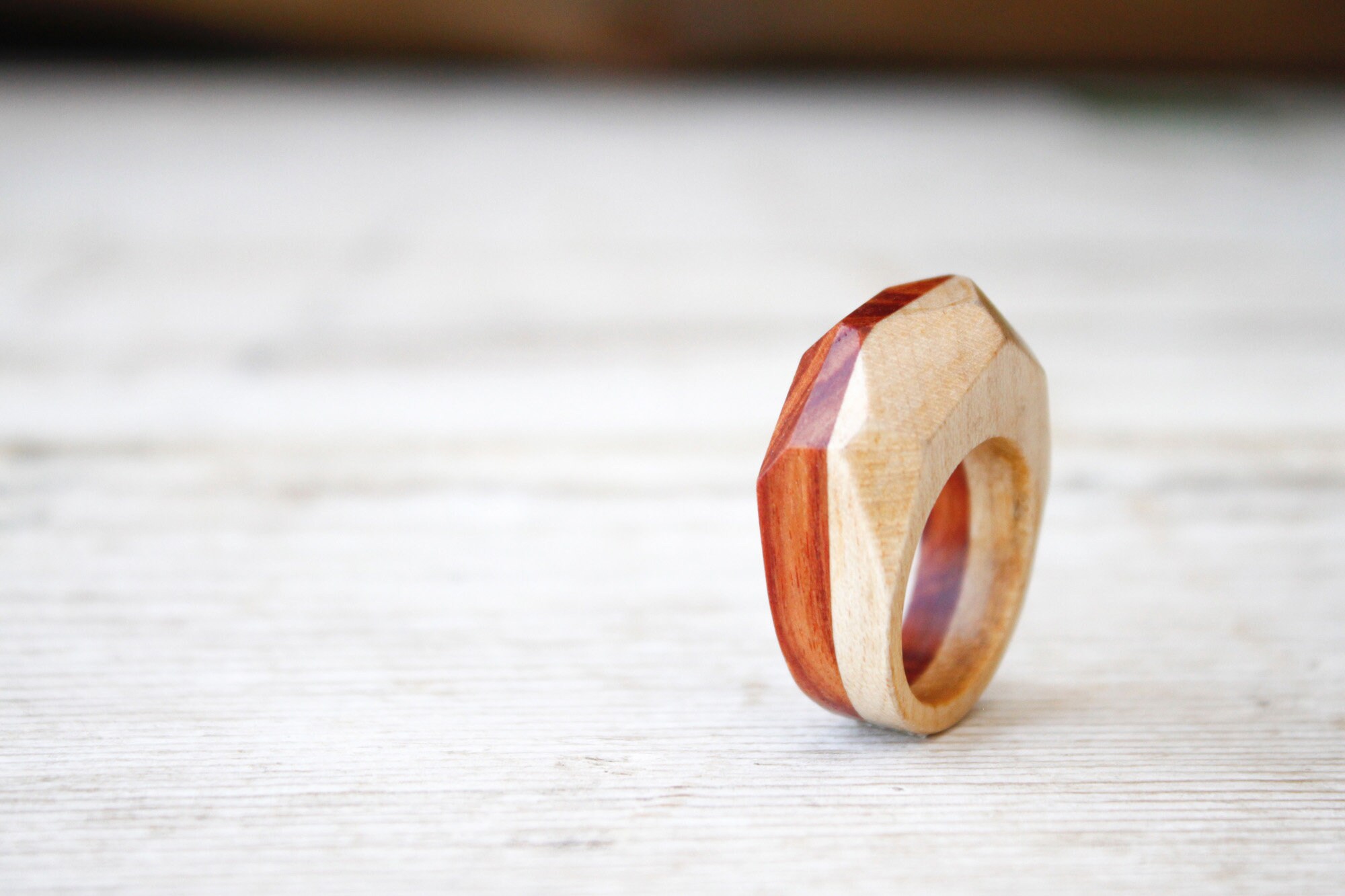 Wood ring for men and woman, wooden wedding handmade ring, wooden