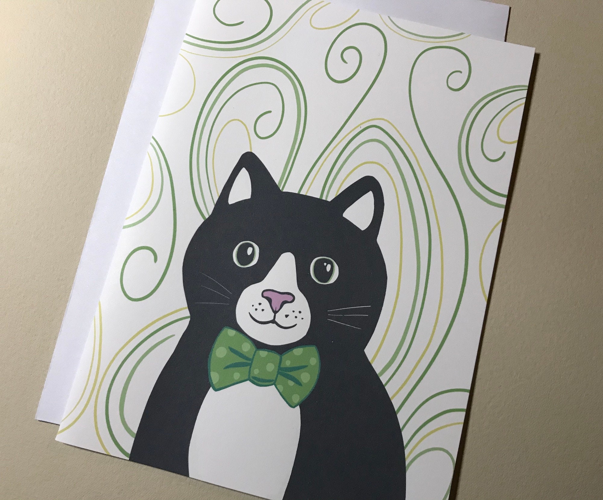 Set of 5 or 10 Cute Cat Cards / Cat Lover Greeting Cards / Etsy