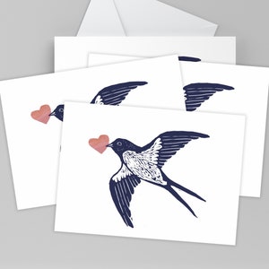 Cartes "Pensée à vous", cartes d'encouragement, jeu de cartes de sympathie et de deuil
