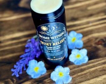 Quiet Relief Stick | Sensory Friendly Skin Balm for Itchy Skin, Bug bites & Minor Irritation