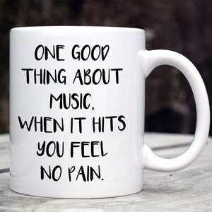 Bob Marley Lyric Coffee Mug | Trench Down Rock | Bob Marley Fan Gift