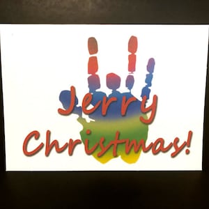 Grußkarte Jerry Christmas Grateful Dead Urlaubskarte