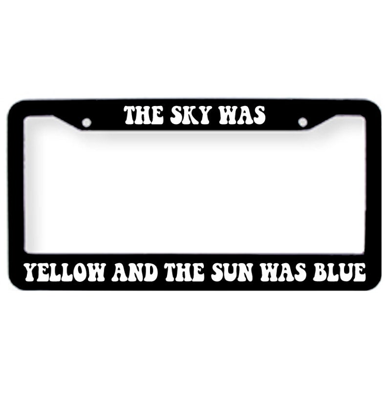 Scarlet Begonias Grateful Dead License Plate Tag Frame Cover Etsy