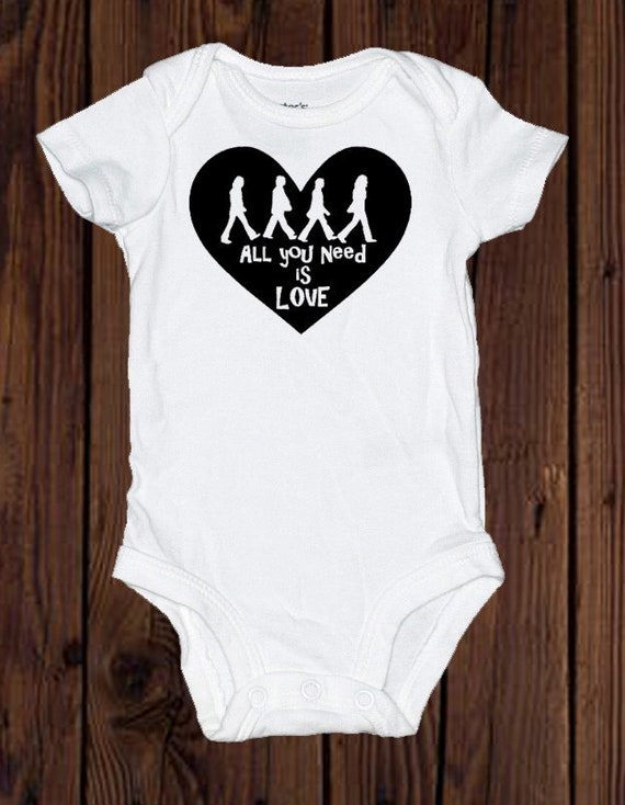 The Beatles Abbey Road Baby Short Sleeve Bodysuit