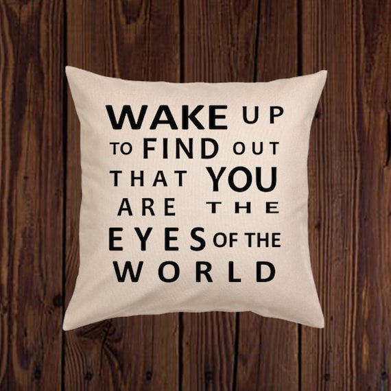 Pillow Cover Grateful Dead Organic Eyes Of The World Wake Etsy
