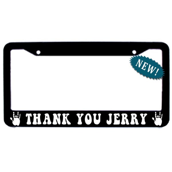 Thank You Jerry Grateful Dead License Plate Tag Frame Cover