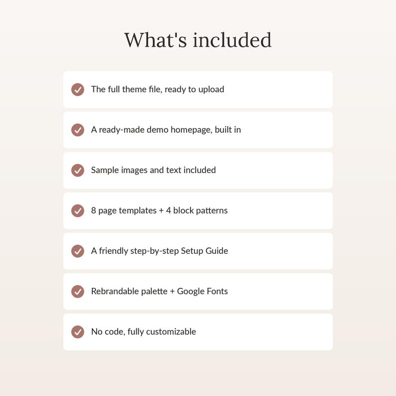 Tema Atelier para WordPress / Plantilla web para negocios de servicios femeninos, tema para coaches y consultoras, sin código, personalizable. imagen 7