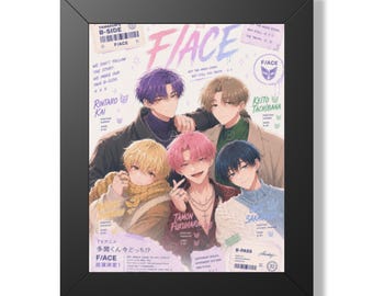 Membres FACE de la face B de Tamons | Illustration de style K-pop