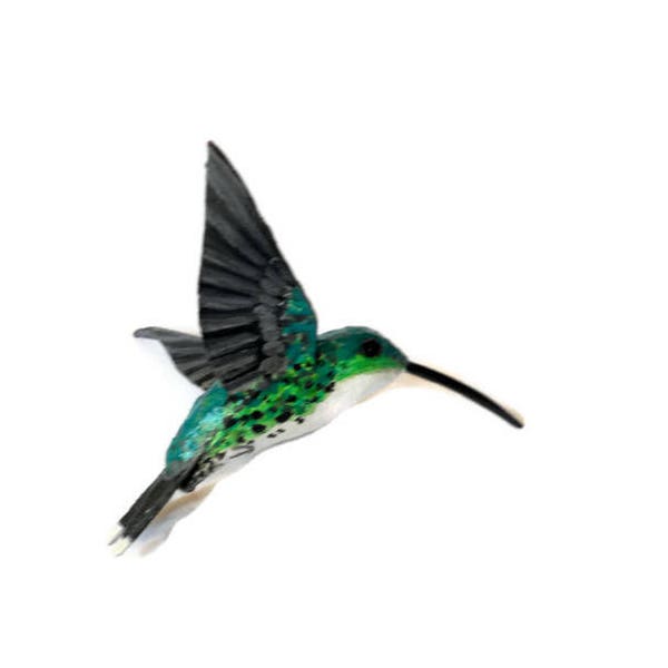 hummingbird art aper machè bird ornament  decoration birds