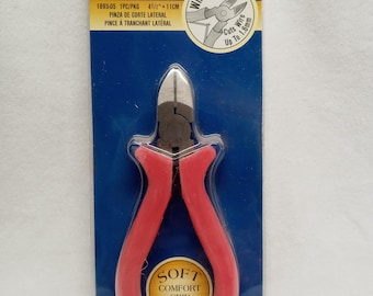 Darice 1893-05 - 4.5" Jewelry & Craft Wire Cutter with Comfort Grip Handles