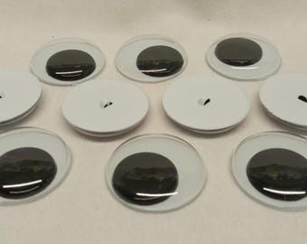Sassy Bears Wiggle Googly Sew-in Eyes for bears dolls puppets crafts
