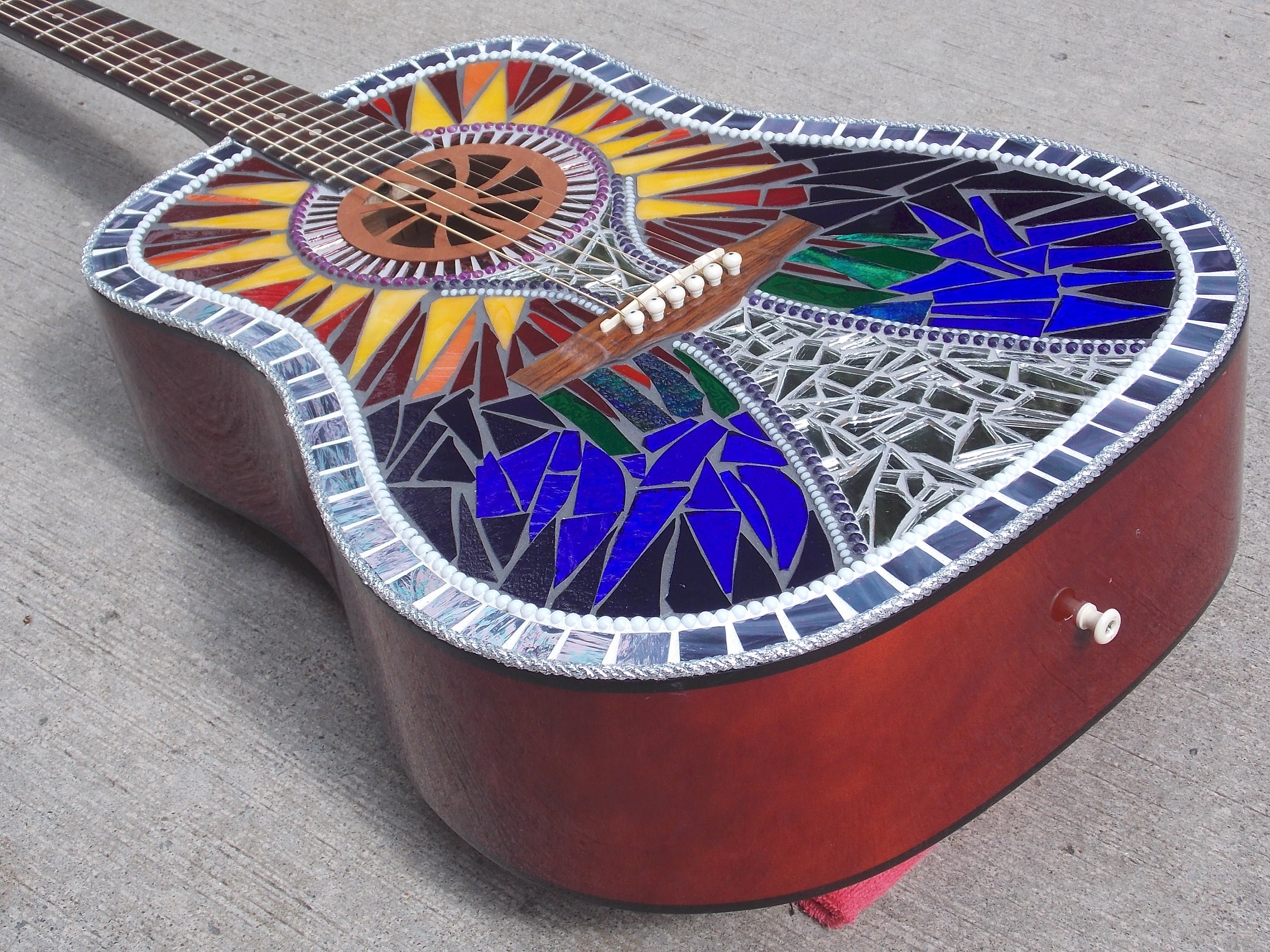ギター Mosaic FIREBALL MOSAIC GUITAR - Etsy