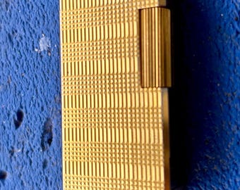 Encendedor Flaminaire Paris vintage – Chapado en oro / Dorado (estilo Gadron / Guilloché)