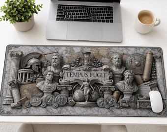 Roman Forum Schreibtischunterlage | Antike Rom Marmor Architektur, Tempus Fugit Design