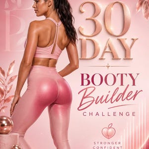 30 dagen booty Builder Challenge | Lichaamsgewicht bilspiertraining dames pdf (directe download)