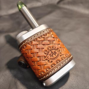 Leather tooled etui for Tinymight 2