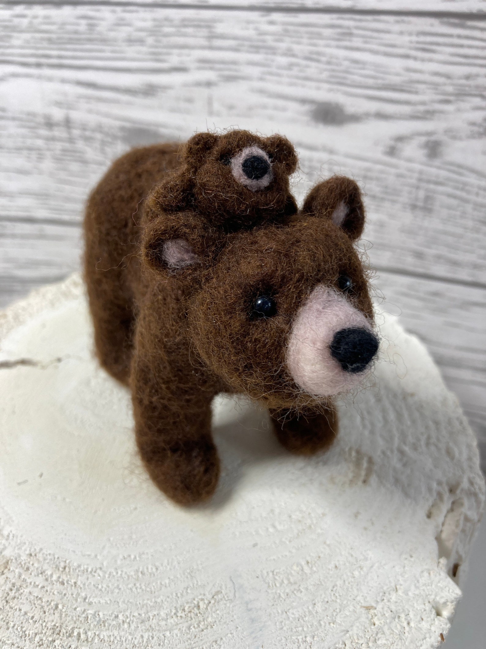 Needle Felt a Bear Kit Fun & Easy Felting Craft Kit With Etsy