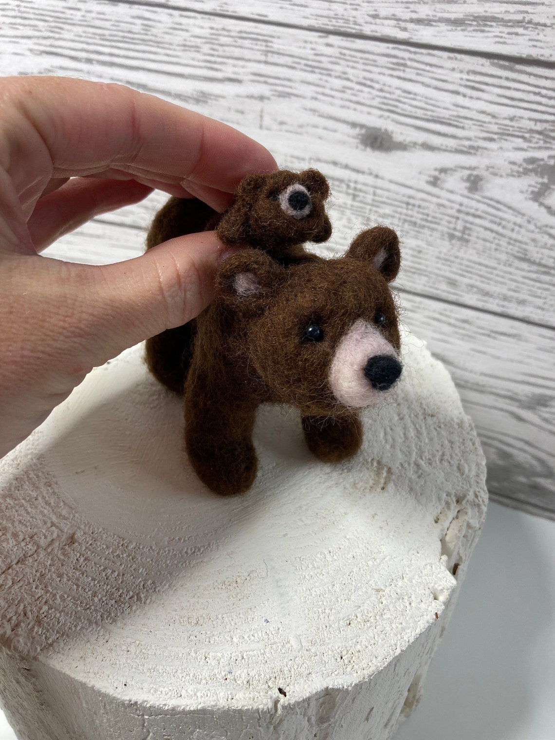 Needle Felt a Bear Kit Fun & Easy Felting Craft Kit With | Etsy