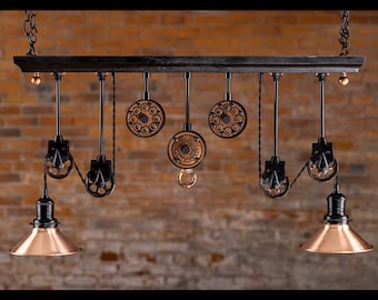 Pool Table Light - Kitchen Island Light - Industrial Steam House - Ceiling Light - Restaurant - Bar Light - Steampunk - High Quality