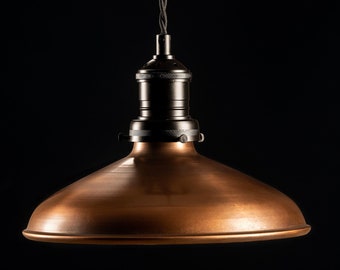 Industrial Pendant Light - 10" Hudson - Kitchen Island Light - Metal Shade Pendant - Pendant - High Quality - Kitchen Pendant
