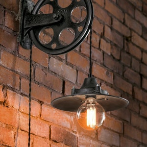 Pulley sconce cheap