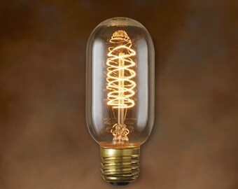 40 watt edison bulb medium base edison bulb for lamp tubular vintage spiral filament 40watt t14 bulb etsy 40 watt edison bulb medium base edison bulb for lamp tubular vintage spiral filament 40watt t14 bulb etsy