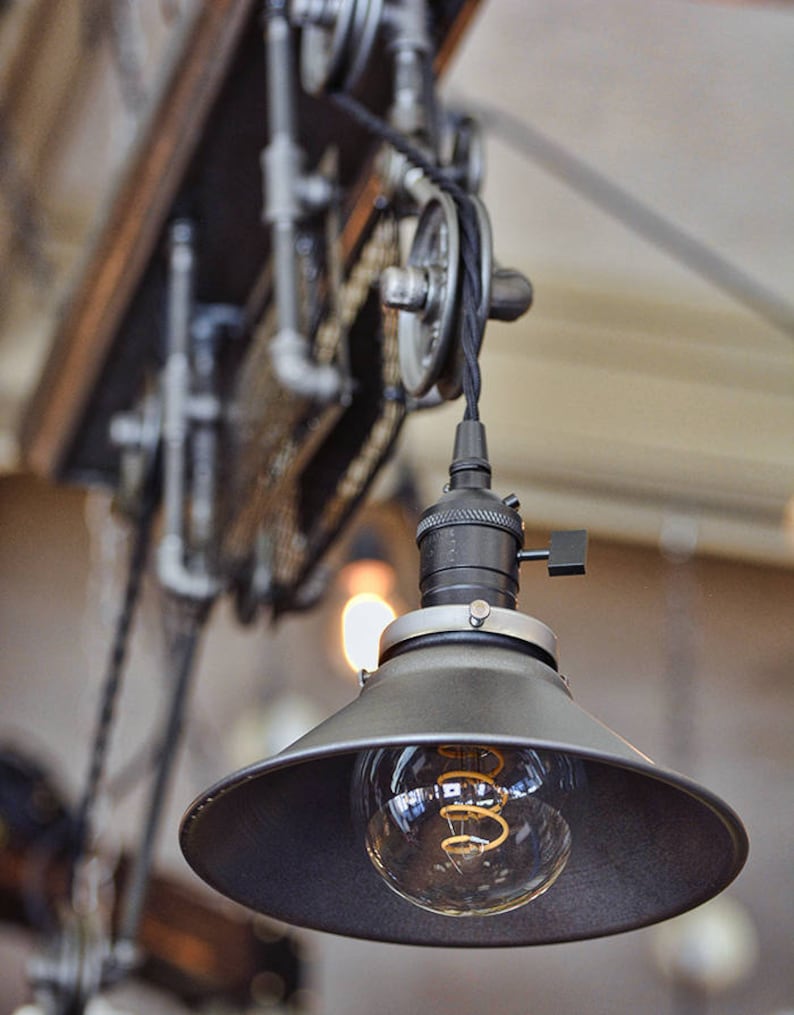 Industrial Rail Light Ceiling Light Pool Table Light Etsy