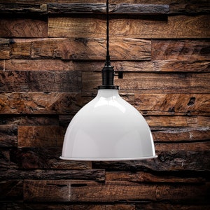 Pendant Light - White - Kitchen Island Light - Metal Shade Pendant - Pendant - High Quality - Kitchen Pendant - Island Pendant