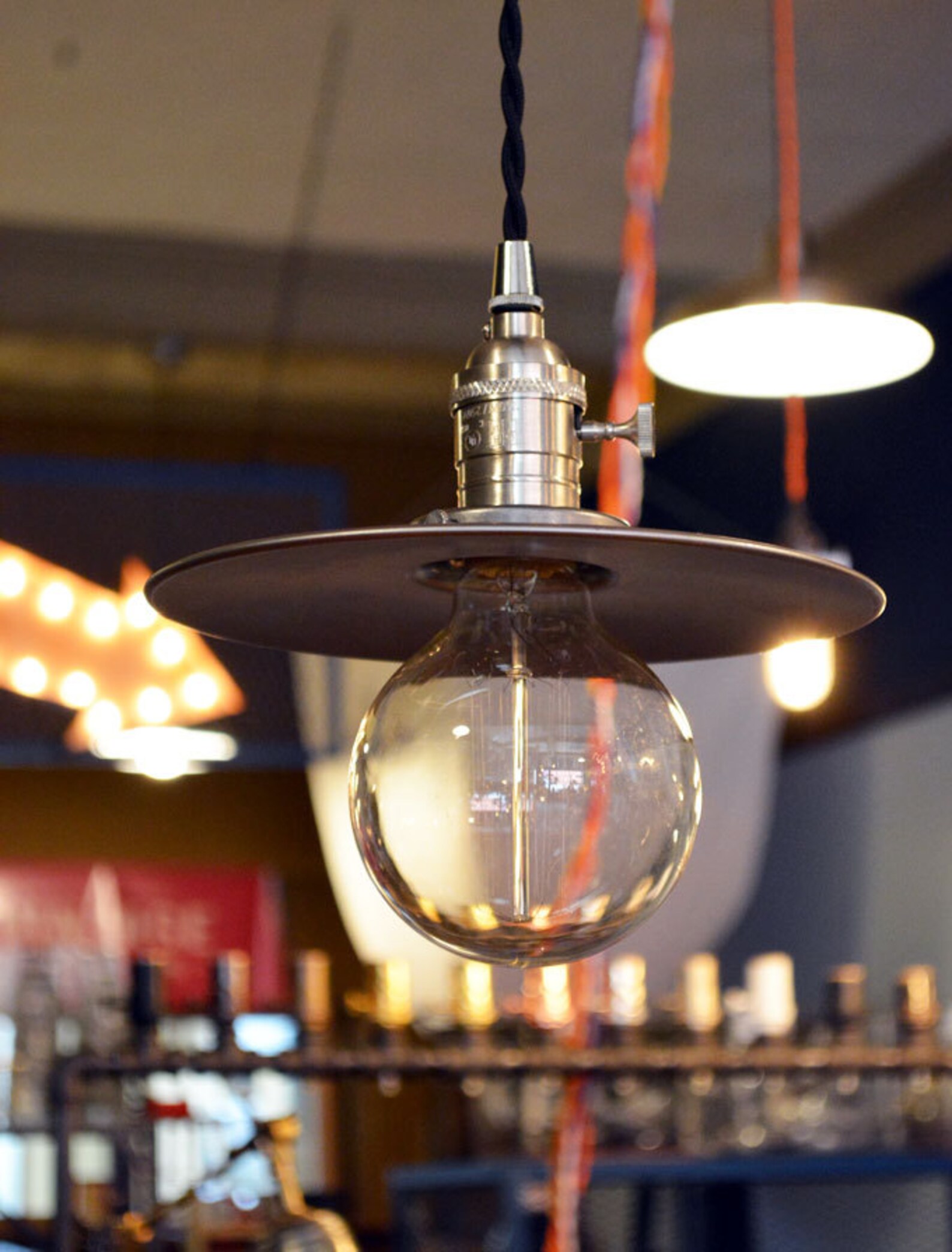 Metal Industrial Shade Pendant Light Minimalist Light Etsy