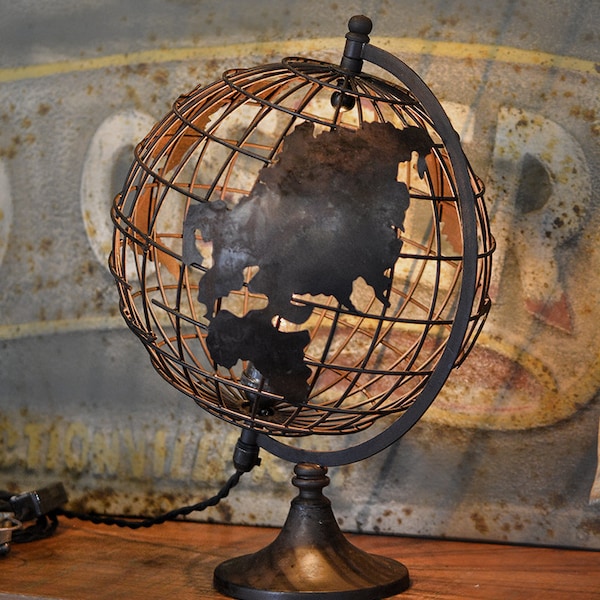 Earth Globe Lamp - World Globe - Light - Quality - Table Lamp - Desk Lamp - Earth Lamp - World Map - Map lamp