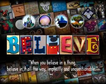 Believe - Walt Disney Inspirations - Fine Art Photo