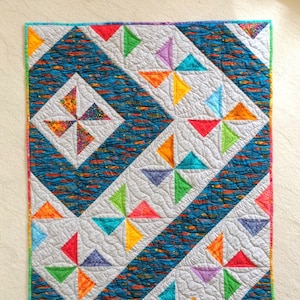Pinwheels & Posies PDF Quilt Pattern