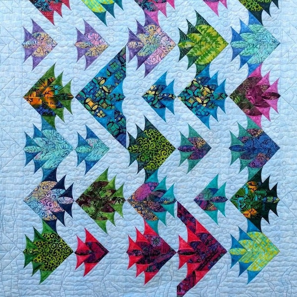 One Fish Two Fish PDF Quilt Pattern