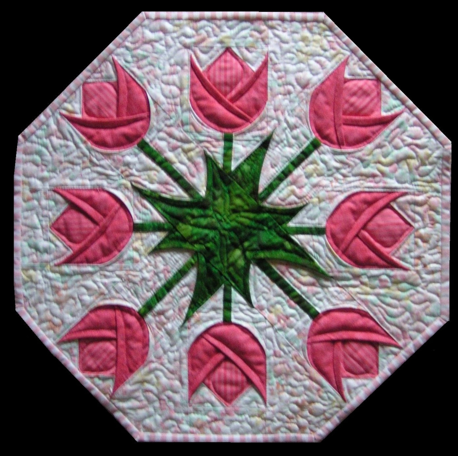 Spring Tulips Table Topper & Placemats PDF Quilt Pattern Etsy