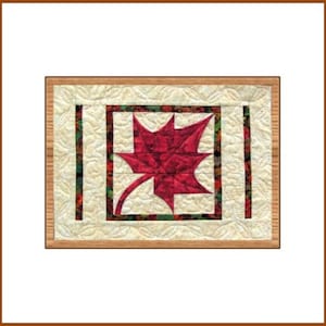 Ahorn Tischsets PDF Quilt Anleitung