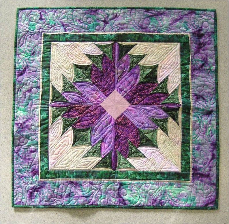 Zonnebloem Power PDF-quiltpatroon afbeelding 6