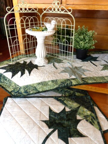 Falling Leaves Table Runner & Placemats PDF Quilt Pattern - Etsy