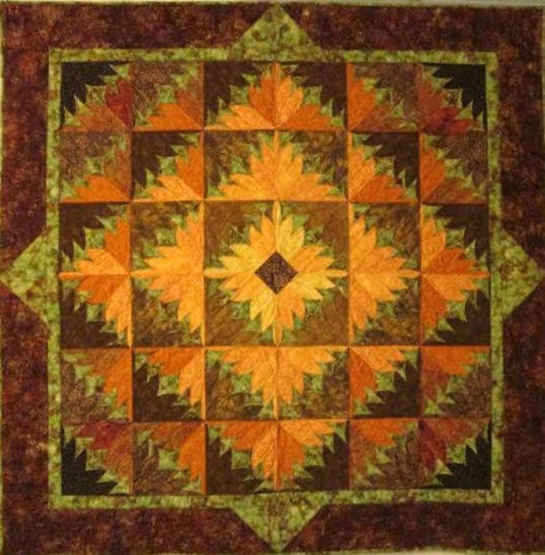 Zonnebloem Power PDF-quiltpatroon afbeelding 5