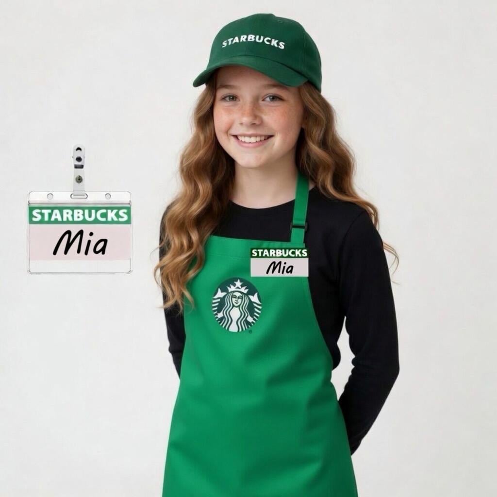 Starbucks Green Aprons - Etsy