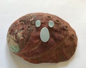 Sea Beach Glass Genuine Surf-tumbled Stunning Sky Blue Pendant Earring set JQ flawless nicely shaped Ready for Jewelry Making