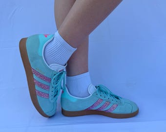Custom Bedazzled Sneakers - Adidas Gazelle/Samba/Campus/Etc. - Harry Styles Satellite Stompers