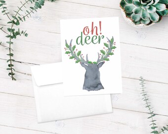 Oh! Deer Greeting Card