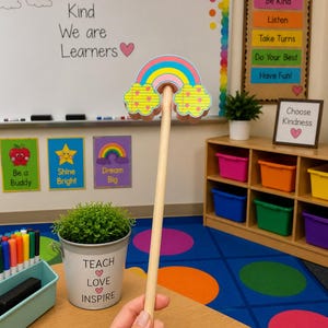 Rainbow Teacher Pointer | Kindergarten Teacher Gift | Rainbow Classroom Decor