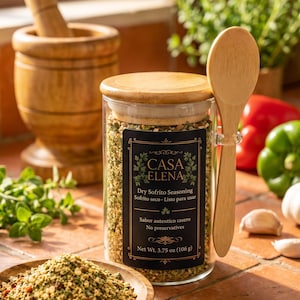 Dry Sofrito Seasoning, Puerto Rican Seasoning, Sofrito Spice Mix, Latin Cooking Spice, Garlic Herb Blend, Rice & Bean Seasoning